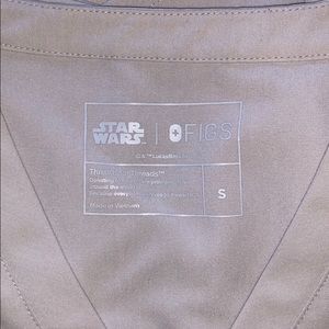 COPY - FIGS Star Wars Peplum Scrub Top